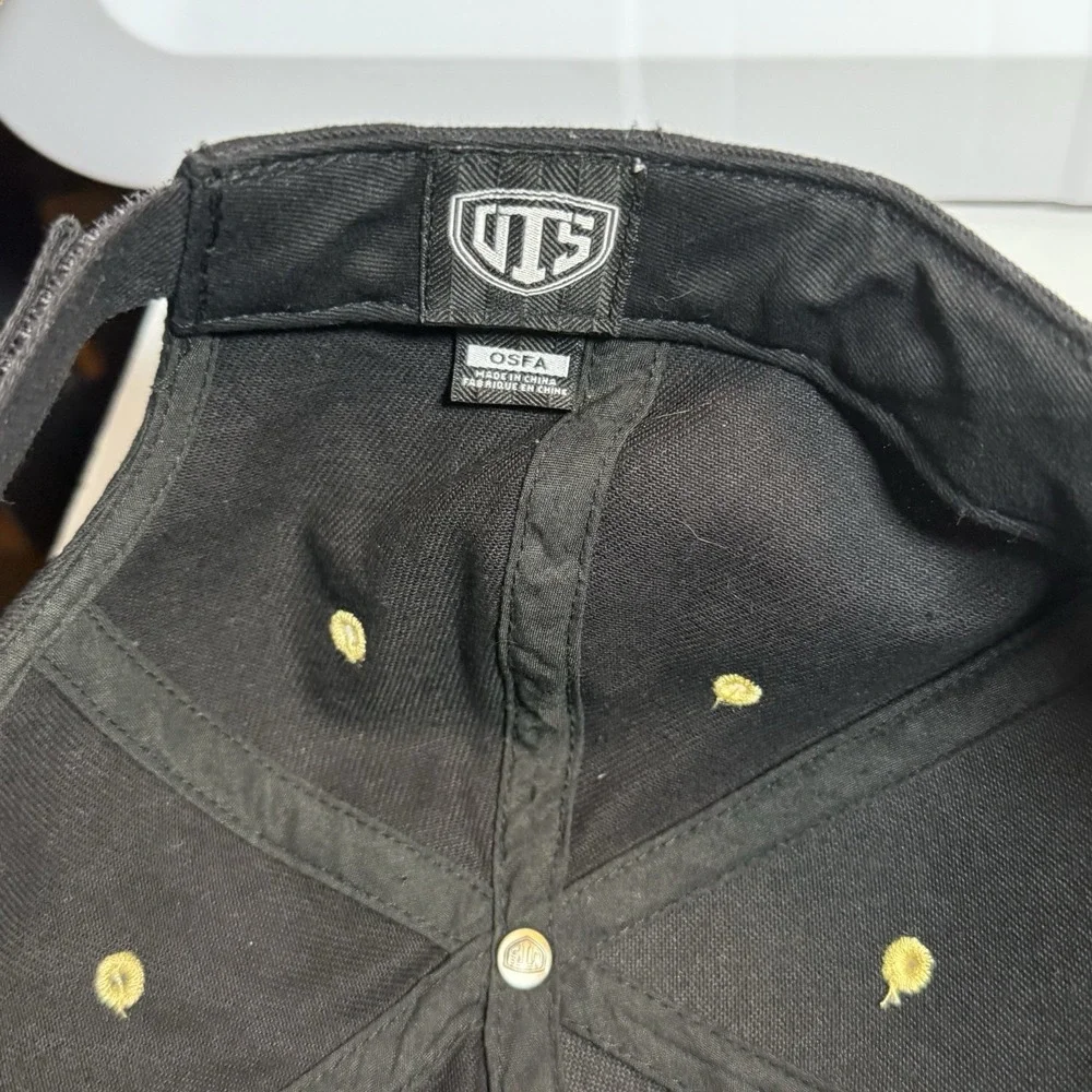 UTS New Orleans Saints Adjustable Baseball Cap Black Gold Mens OSFA NFL Hat